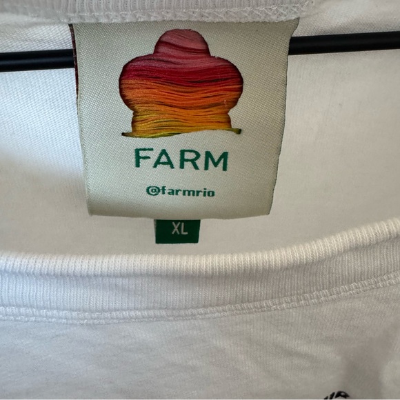 Farm Rio Pink bananas Color Therapy Pink T shirt top, XL - Picture 3 of 5